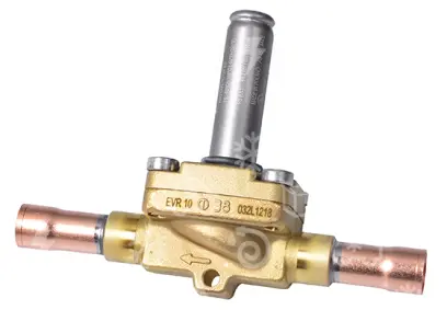 ventil solenoid Danfoss EVR 10 NC, pájecí 12 mm ODF, kv 1,90